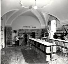 Miejska Biblioteka Publiczna w Grabowie - pod koniec lat 60 - tych, (Grabów nad Prosną  - ul. Klasztorna 12)